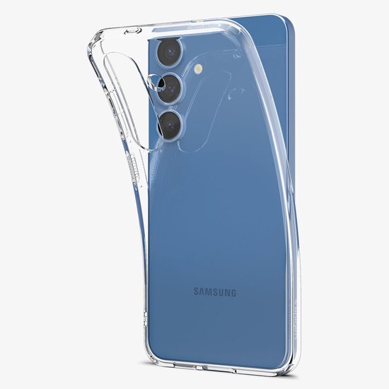 Coque Spigen adaptée à la coque Samsung Galaxy S25 en Siliconen - Coque arrière Spigen Liquid Crystal - Transparente