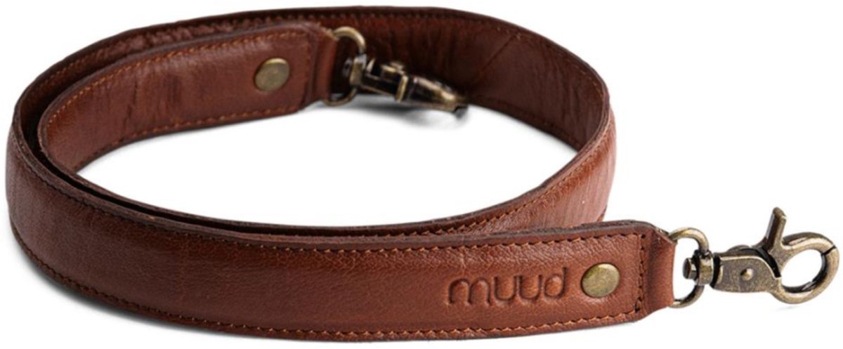 MUUD Hudson XL. Handgemaakt leren tashengsel 2x70 cm