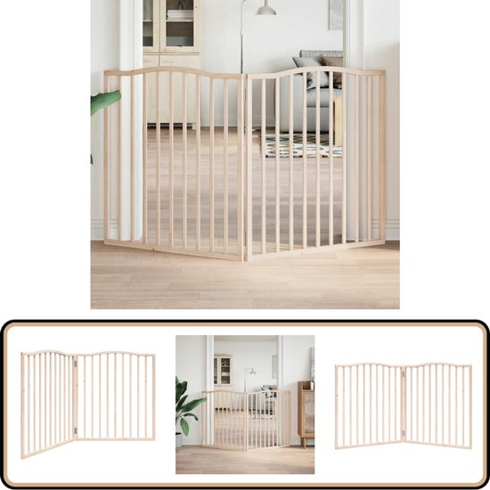 Barrière pour chien vidaXL - Pliable - 2 panneaux - 160 cm - Barrière pour chien - Barrière pour Puppy - Barrière d'escalier - Sécurité pour animaux
