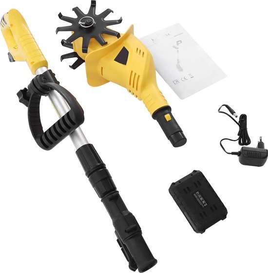 Eszenzics™ Krachtige Cultivator - Elektrische tuinfrees - Dubbelzijdige werking - Verticuteermachines - 17cm diep - Draadloos - Lichtgewicht - Accu - Verstelbare steel van Merkloos	 — afbeelding 5