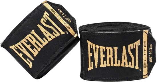 Bandages Everlast Elite 180 pouces - noir