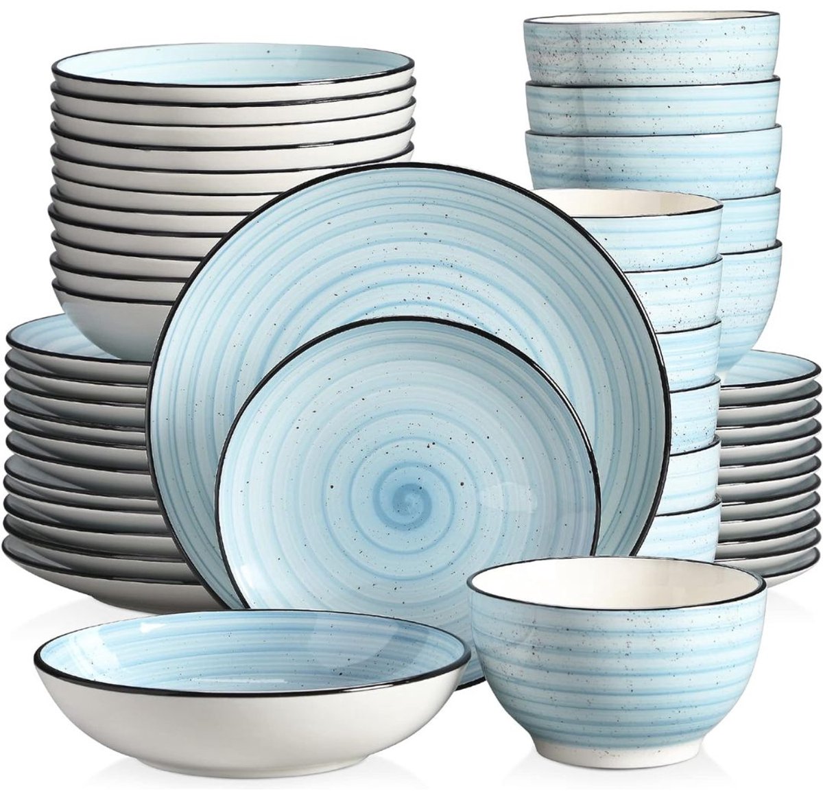 VELTRR® Serviesset 33-Delig - Serviessets - Bordenset - Chique Bordenset - Porselein