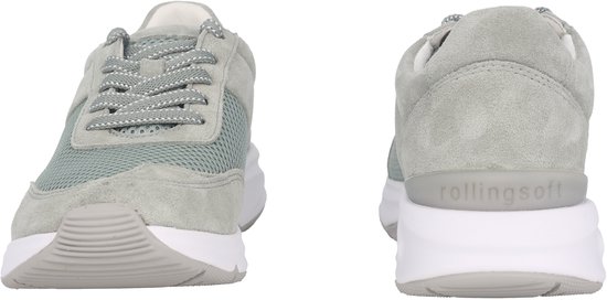 Gabor rollingsoft sensitive 66.897.41 - dames rollende wandelsneaker - groen - maat 36 (EU) 3.5 (UK)