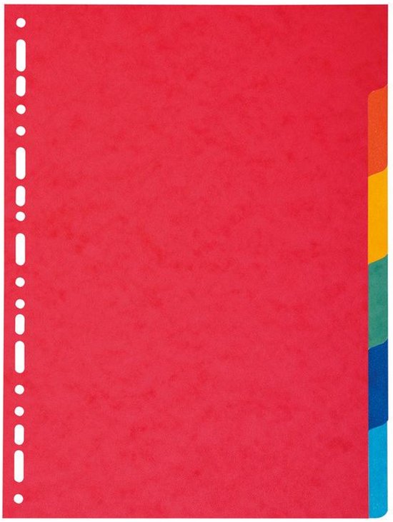 Exacompta Divisori E Segnaletica A4 - Cartoncino Rosso, Per Organizzazione Ufficio - Foto 3