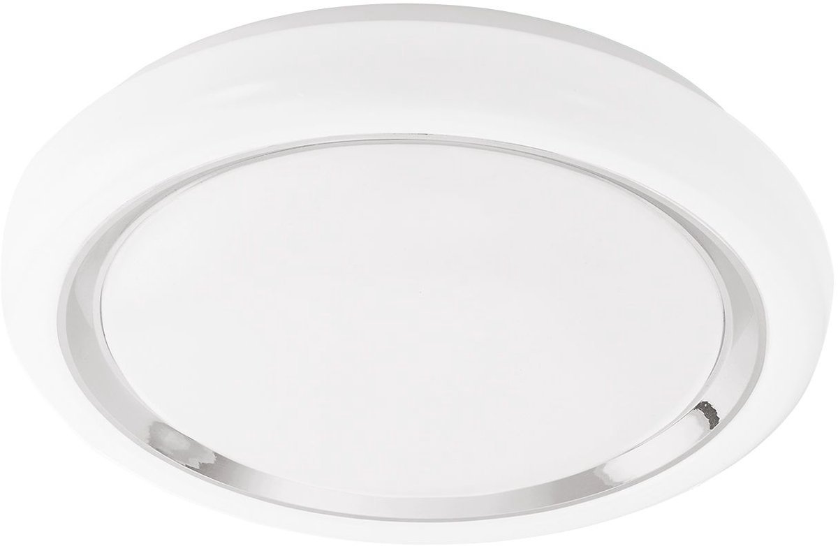 Licht-Erlebnisse - Capasso - LED - Plafonnière - 3000K - 2100lm - van - Staal kunststof - in - wit chroom