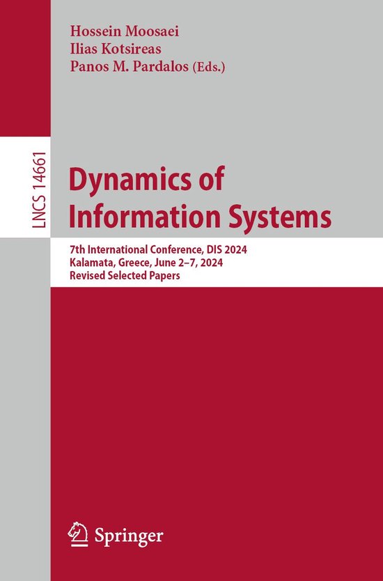 Springer Nature Proceedings Computer Science - Dynamics of I ... - cover