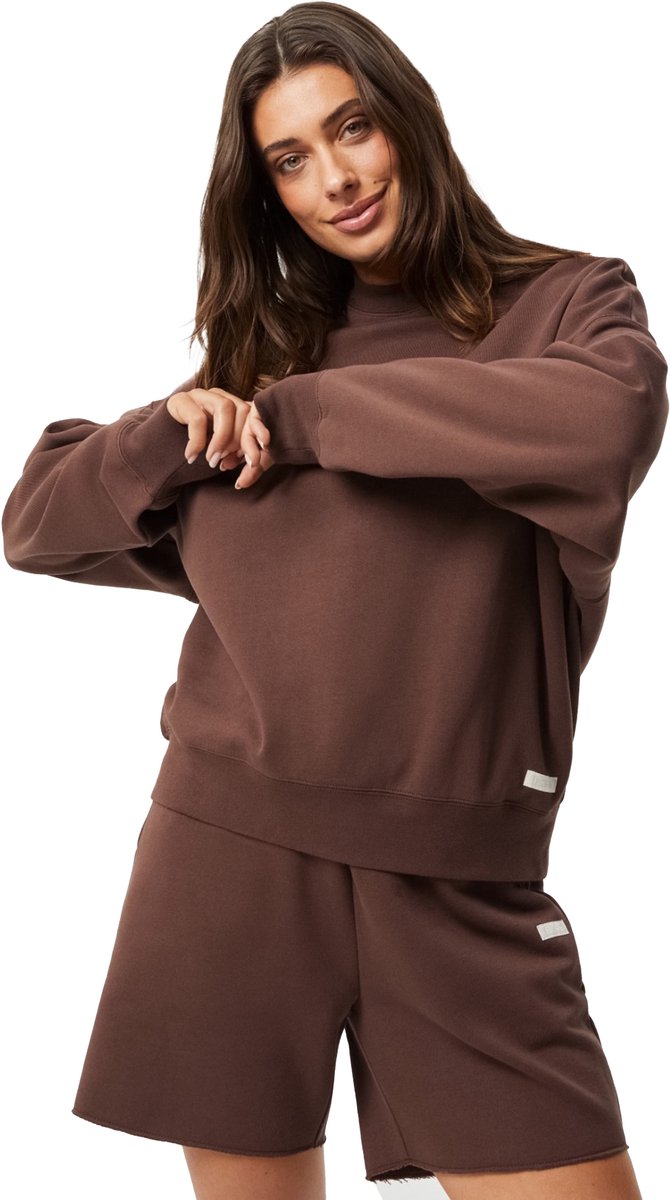 Björn Borg dames Studio Oversized Crew - bruin