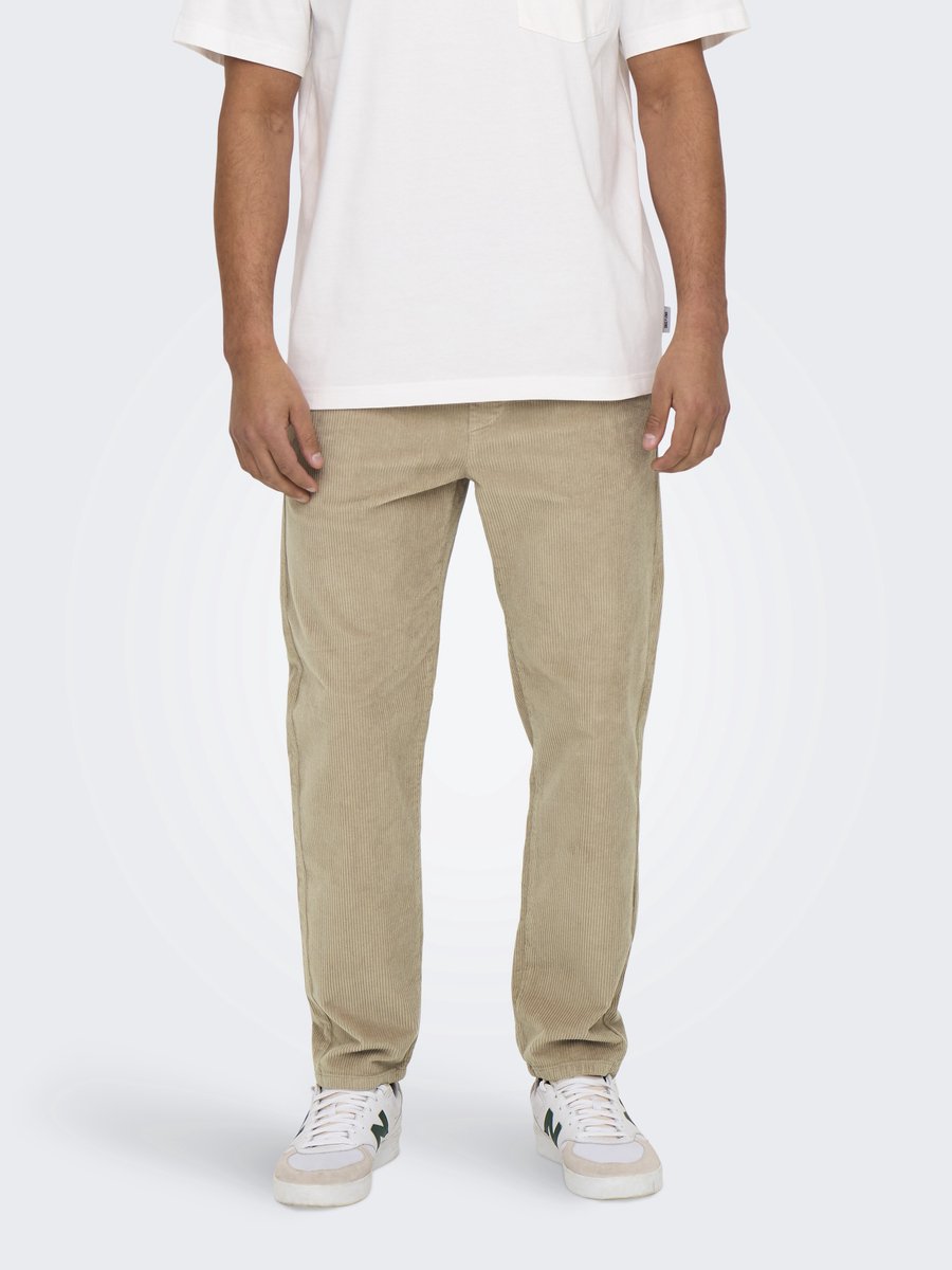 Only & Sons Linus Corduroy Broek Mannen - Maat XL