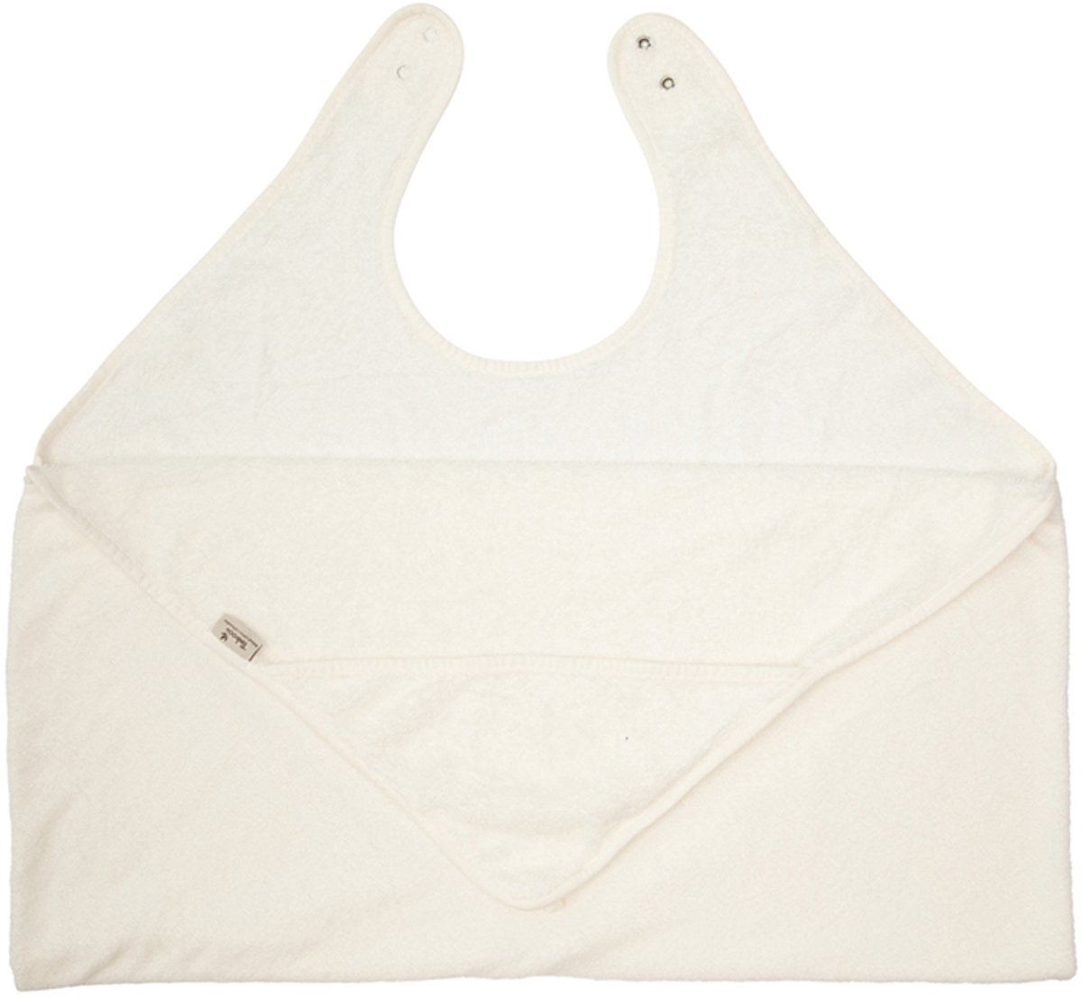 Timboo Knuffelhanddoek Volwassen/Kind - 98 x 104 cm - Daisy White