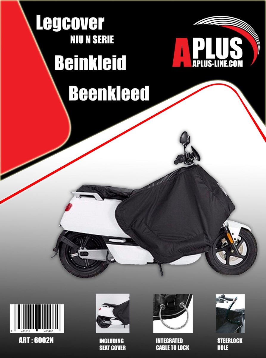 Beenkleed NIU N-Serie / Iva E-go S5 / Monasso S5 Voor Elektrische Scooter – foto 2