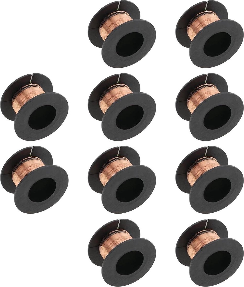 0.1mm Enameled Copper Wire 12m Length for Soldering Maintenance - 10pcs