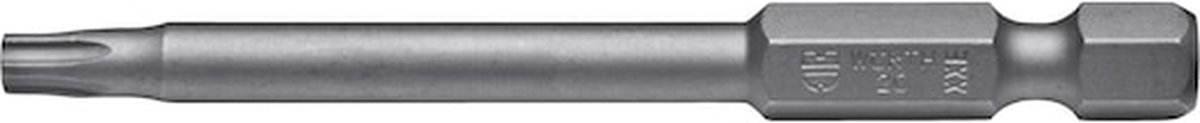 Wurth - Bit vijfster met boring E 6,3 (1/4) lang - Vijfsterbit met boring E 6,3 (1/4") x 5 st -