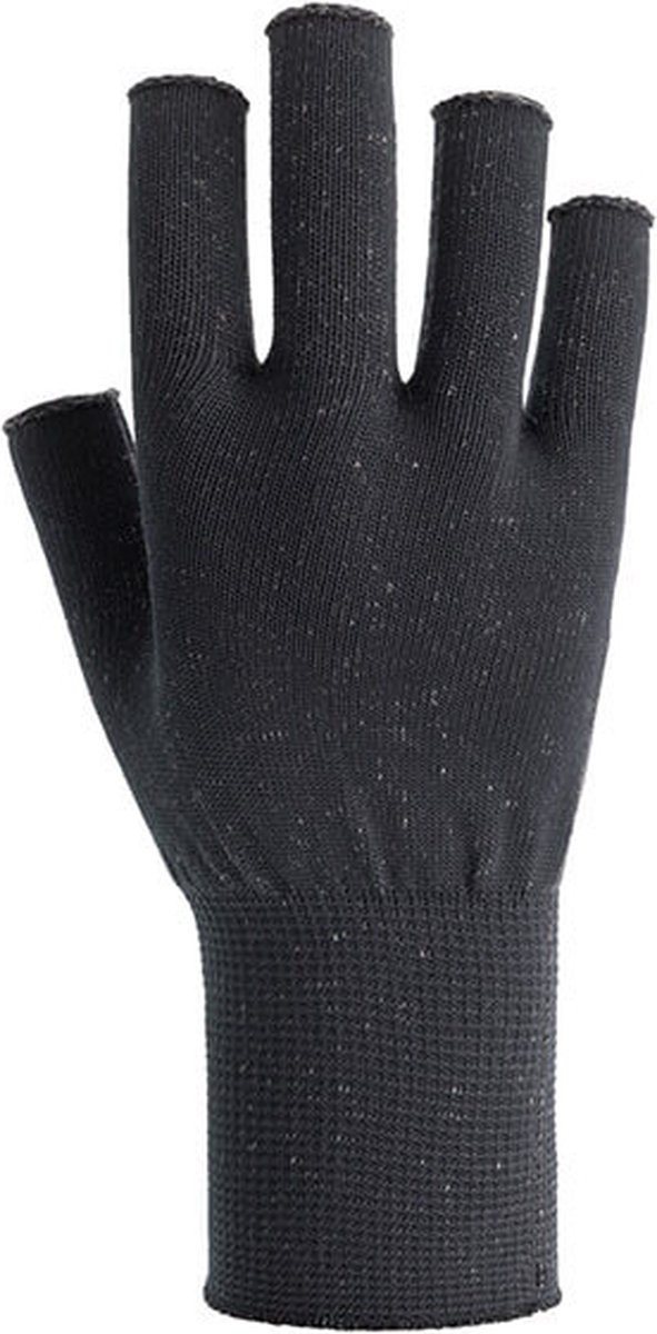 Skafit vingerloze zilverhandschoenen maat M - antraciet - koude handen en vingers - raynaud - antibacterieel – stimuleert de bloedsomloop