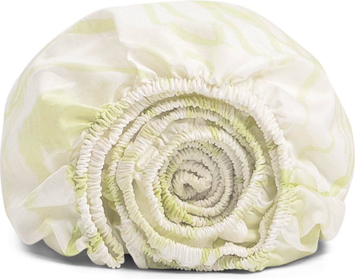 Yumeko hoeslaken katoen satijn cosmea 140x200x30 - Biologisch & ecologisch