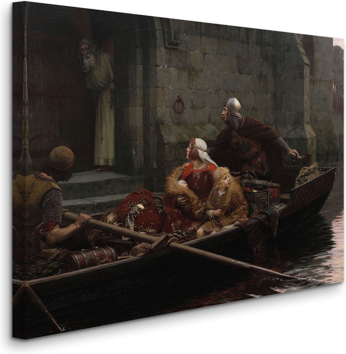 Edmund Leighton - In Time of Peril - In tijden van gevaar (1897) - 2:3