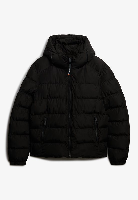 Superdry - Sports pufferjas met capuchon - Heren - Gewatteerde jassen