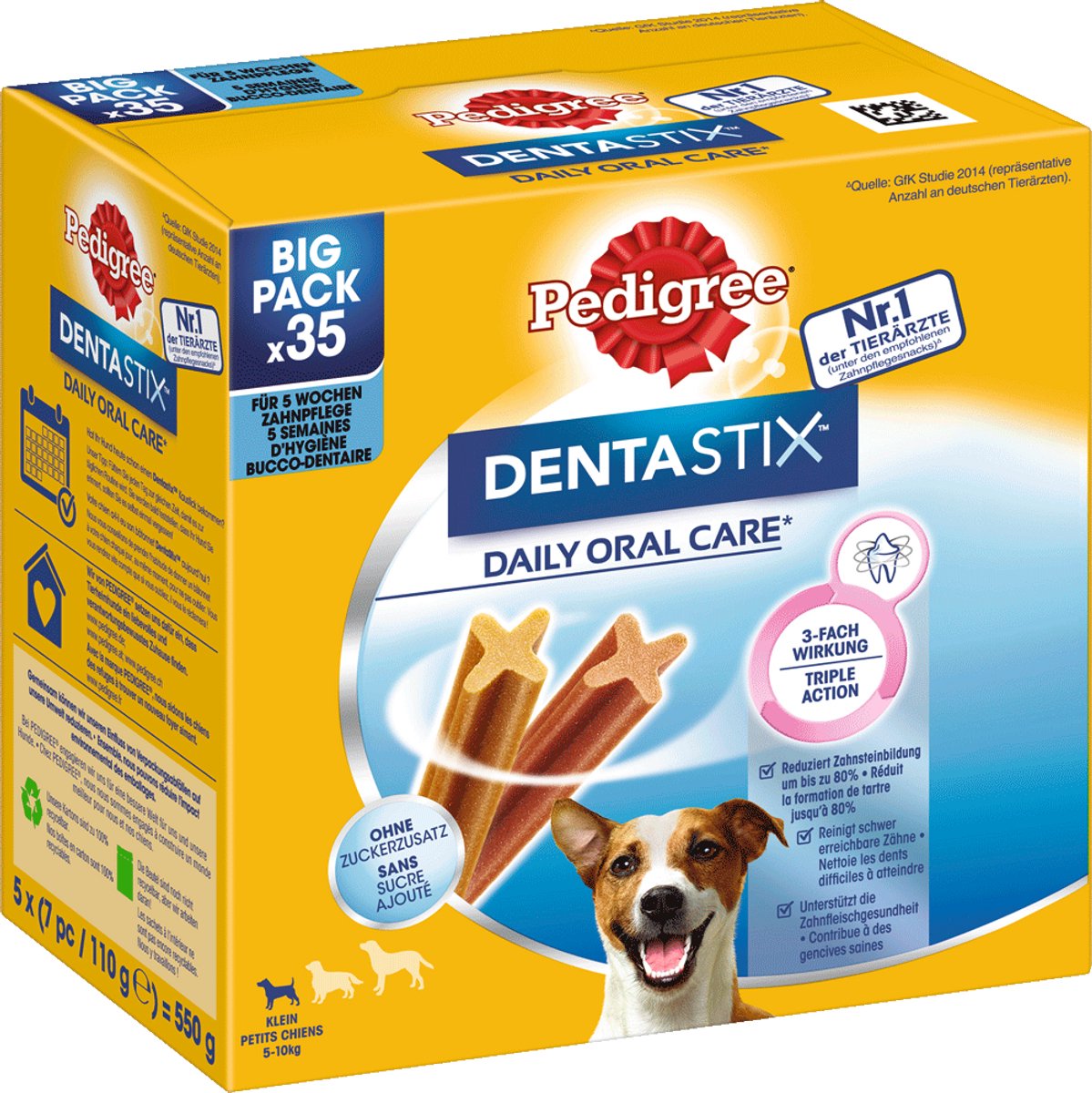 DentaStix Care kleine hond - pak van 4 á 35 stuks