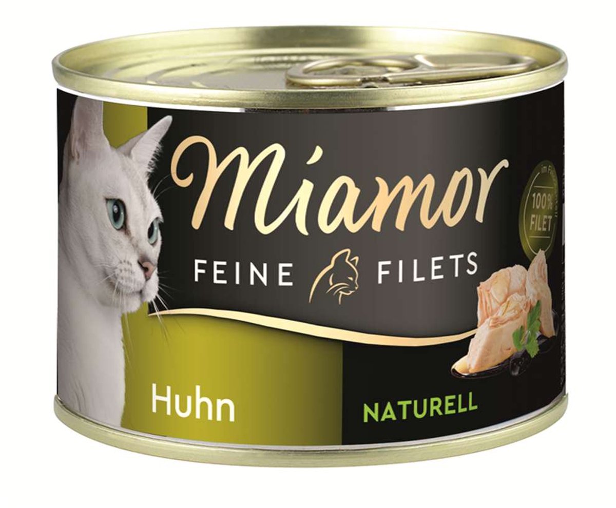Miamor - Fijne filets naturelblik 12x156g - Kip