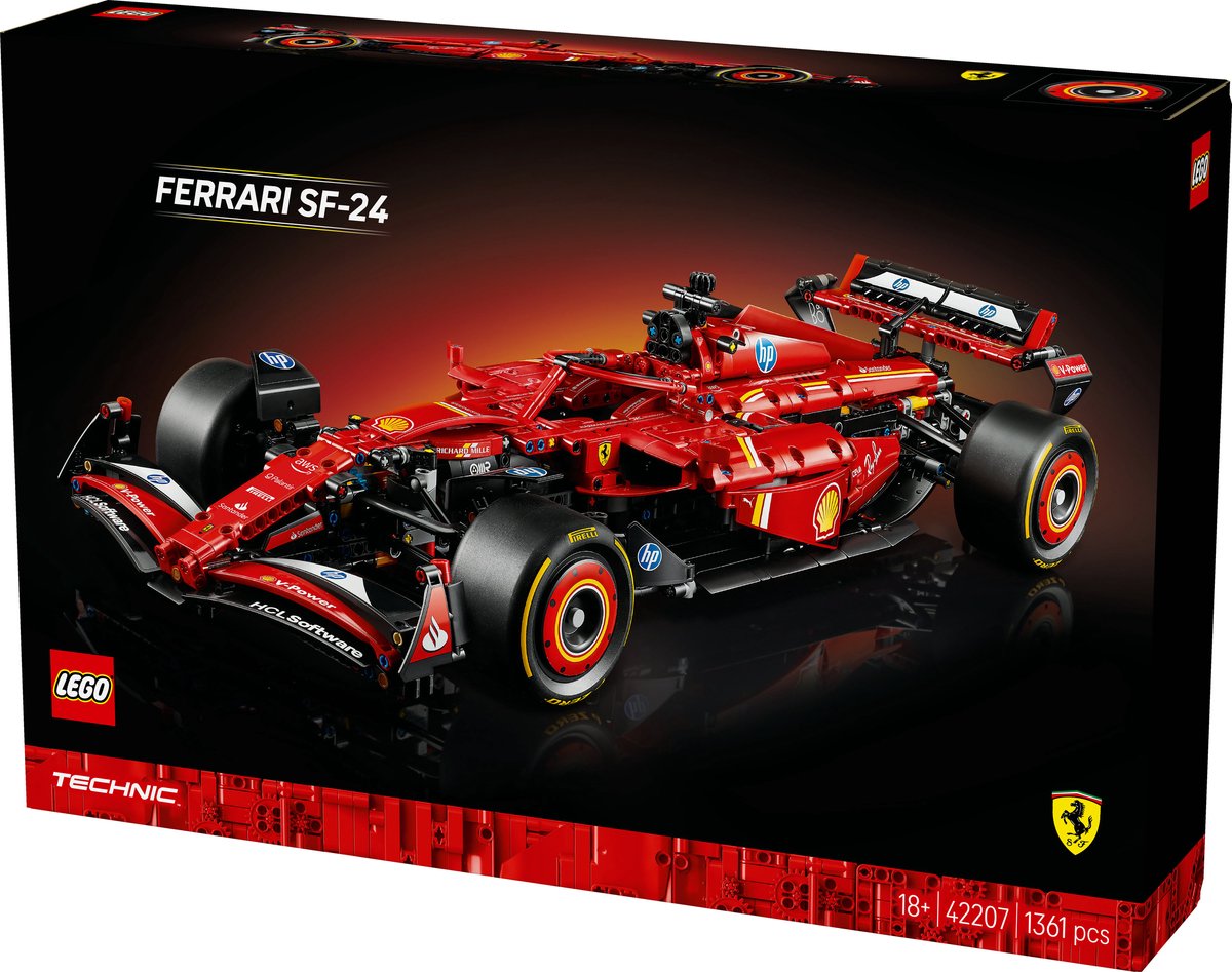 LEGO Technic - Ferrari SF-24 F1 auto - 42207 — afbeelding 15