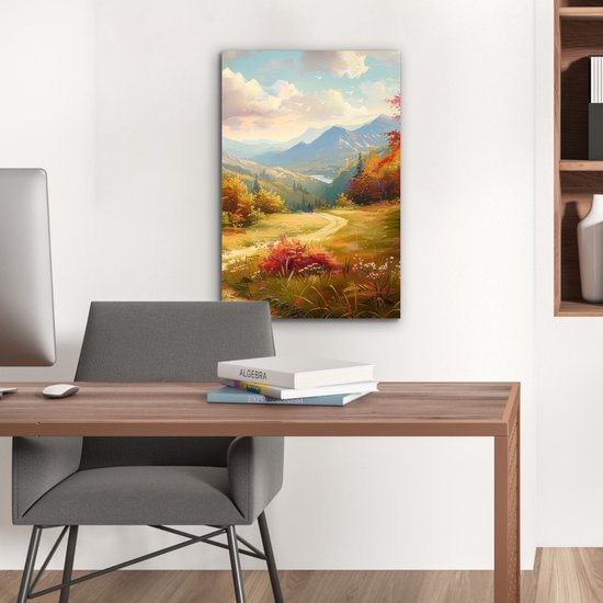 Tableau aluminium 40x60 cm - Décoration murale métal - Paysage - Illustration - Nature - Décoration murale métal salon - Décoration industrielle - Photo sur dibond - Accessoires industriels chambre