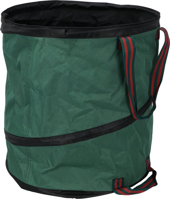 Sac à déchets de jardin pop-up Progarden - pliable - rond - vert - 165 litres - ramassage des feuilles