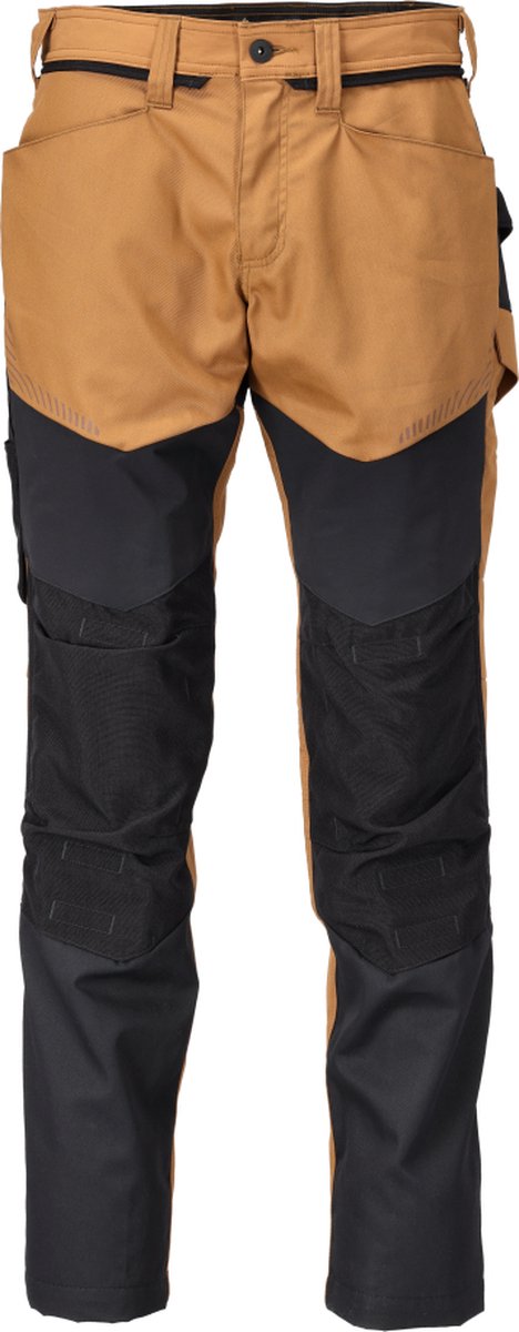 Mascot Customized Broek met kniezakken 22479-230 - notenbruin/zwart - C51 - 76