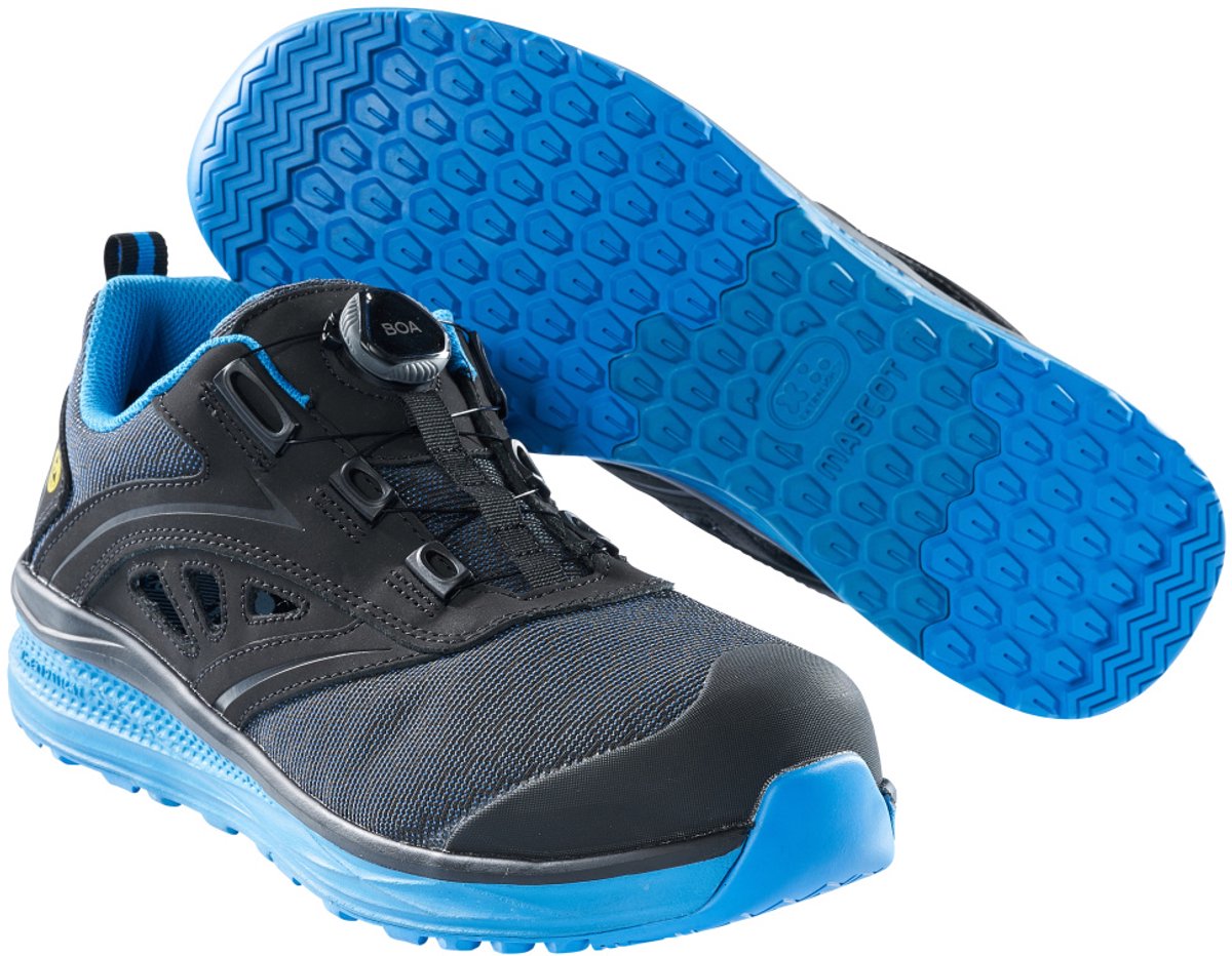 Mascot Footwear Carbon Veiligheidssandalen F0252-909 - Zwart/Korenblauw - 46