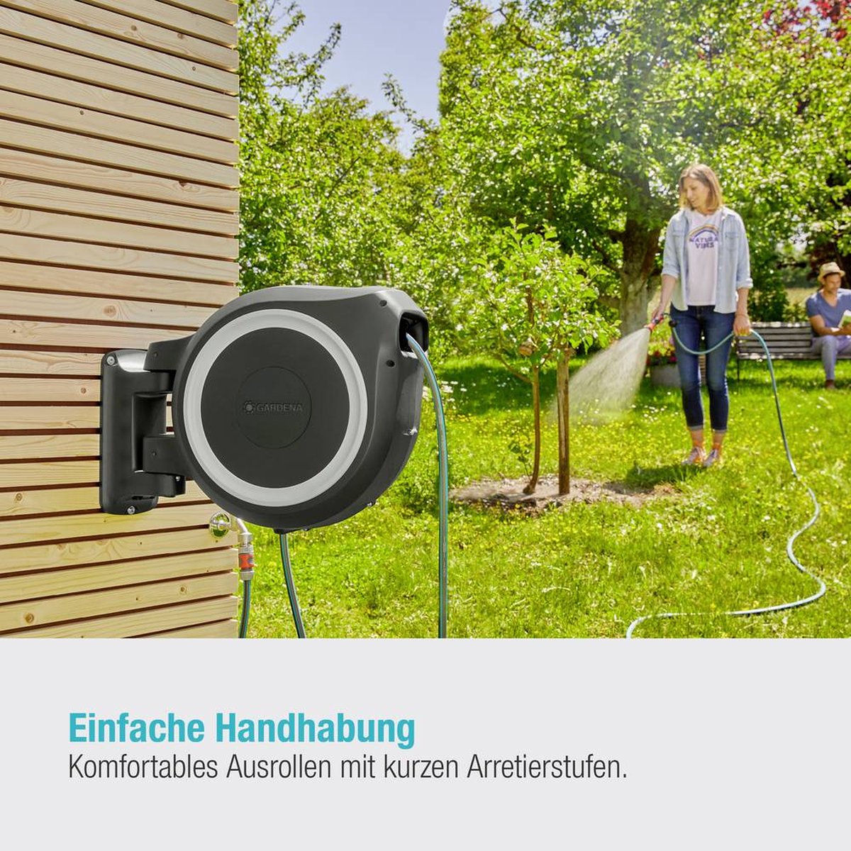 Gardena Wandslangenbox Rollup L - 30 meter - Ø 13 mm