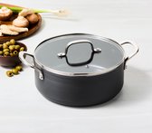 Bol.com ISENVI Victoria Forged keramische kookpan 28 CM - RVS greep - Antraciet - Keramisch - 100% PFAS PTFE en PFOA vrij - 100%... aanbieding