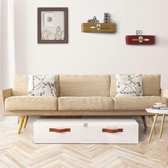 Opbergdozen Voor Onder Het Bed - Opbergtas Voor Kleding En Beddengoed Organizer Voor Onder Het Bed Opvouwbare Onderbedcommode Met Deksel Set Van 3 Stuks