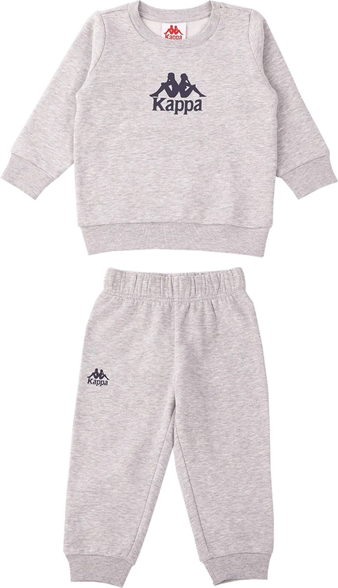 Kappa kinderjoggingpak sweatsuit 709486M Zwart
