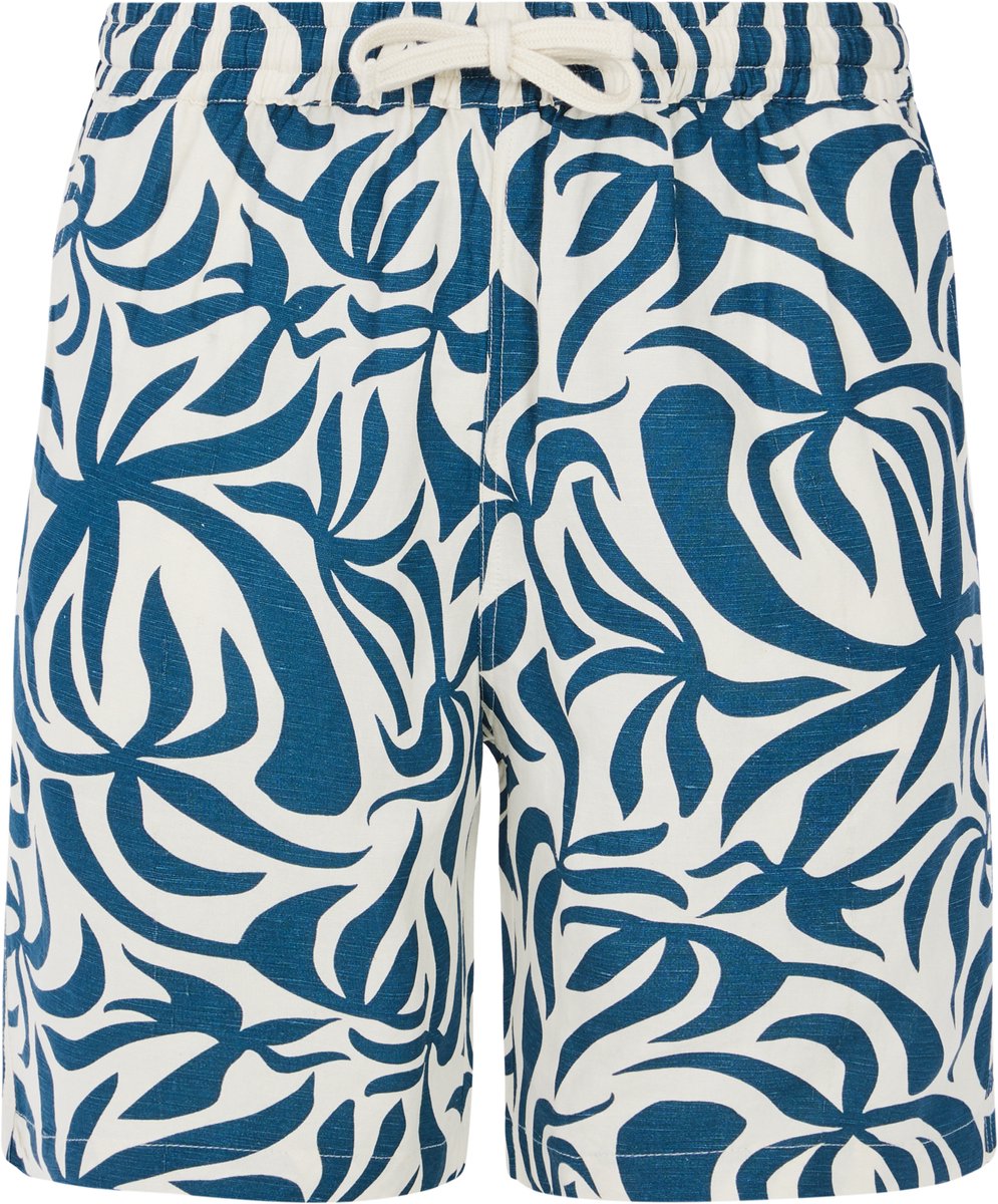 Protest Prtbohdi – Korte broek Heren – Tailleband elastiek – Bloemenprint Kitoffwhite