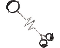 Handboeien met halsband - Kunstleer