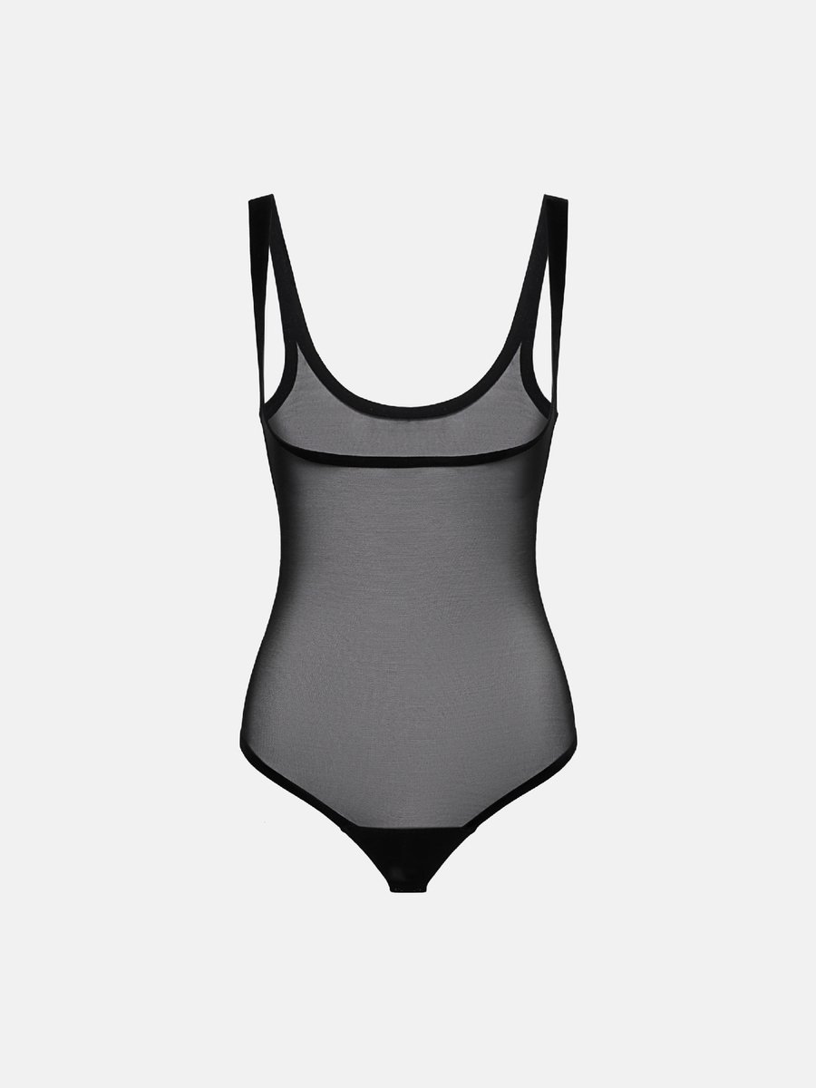 Wolford - Tulle Forming String Body - Tulle - Zwart