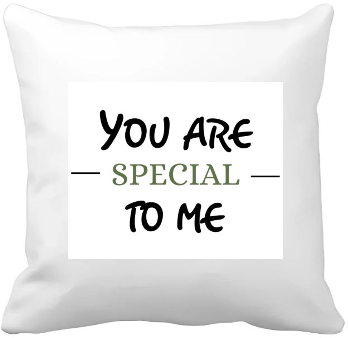 Akyol you are special Kussen hoes - Liefde - speciaal iemand - valentijnsdag - verjaardagscadeau - cadeau voor vriendin/vriend - 40 bij 40 cm Multicolor