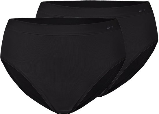 Mey Emotion 3-pack dames taille slip viscose - Voordeelverpakking - Multipack aanbieding - 42 - Zwart