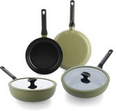 郵送買取 新品5台以上送料無料キャンペーン中！！  BK 24/28cm Koekenpan - Lichtblauw - Set 4-delige Enjoy スマホアクセサリー