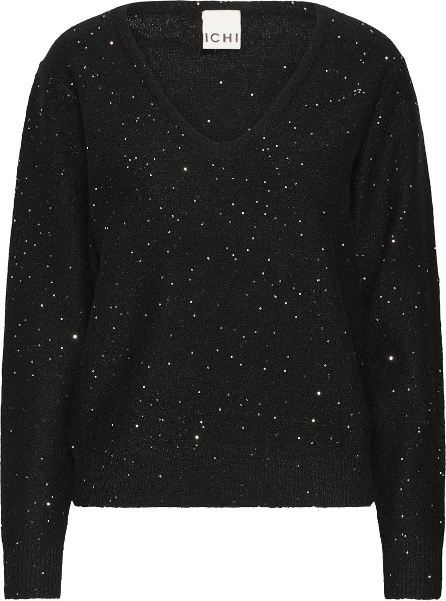 Ichi IHDAMIAN LS Dames Trui - Black