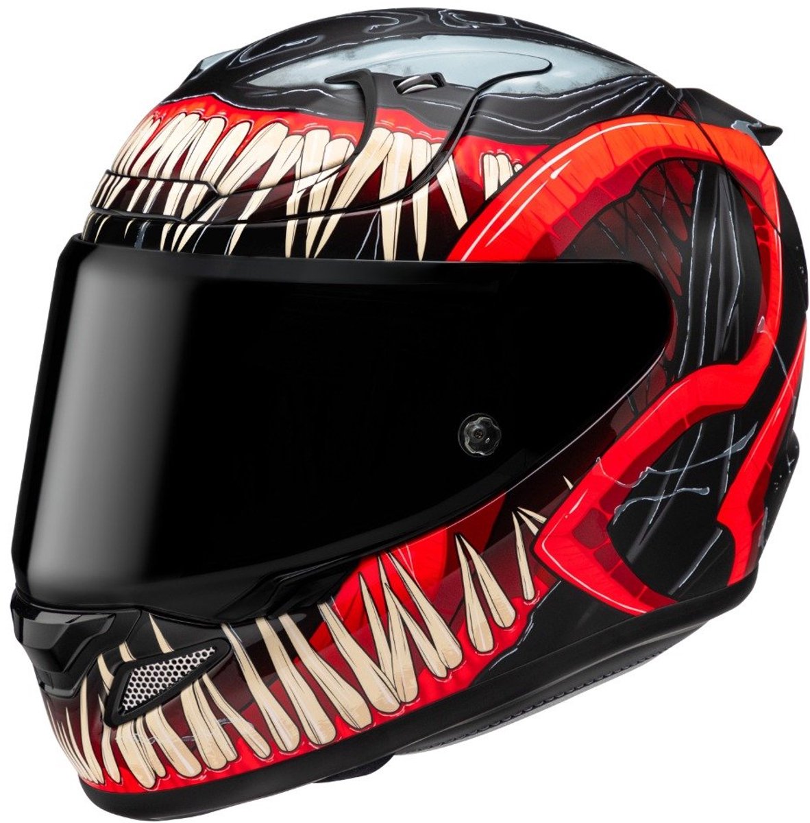 HJC RPHA 12 Venom 3 Marvel Zwart Wit Rood Integraalhelm - Maat XXL - Helm