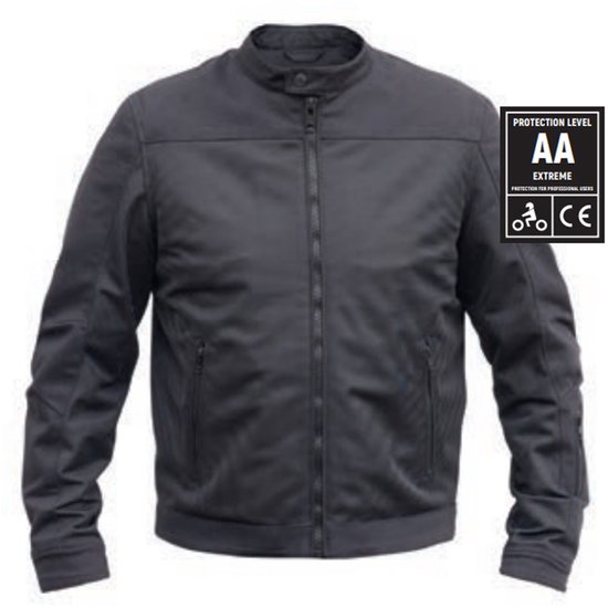 John Doe Aero Mesh Jas Zwart - Maat M - Jas