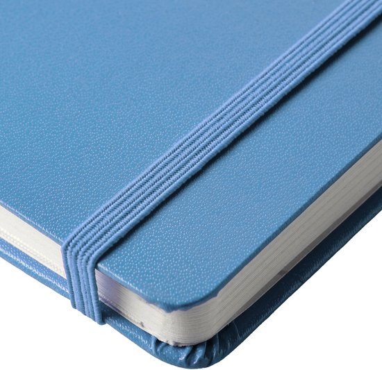 Écriture de luxe bleue réglée au format A5