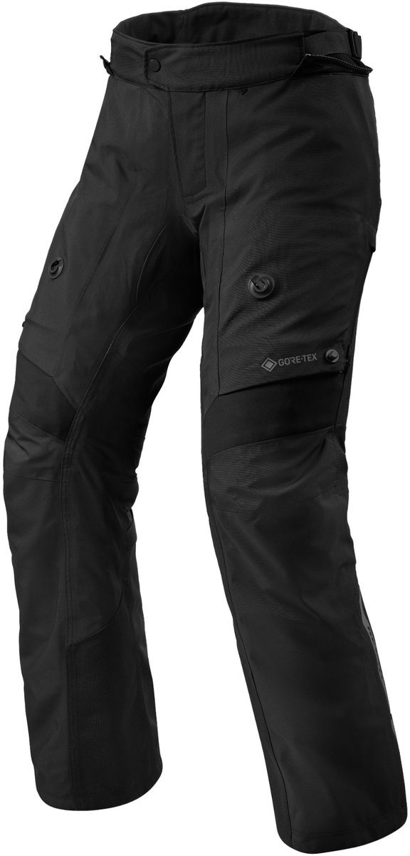 REV'IT! Pants Poseidon 3 GTX Black Short Motorcycle Pants - Maat L