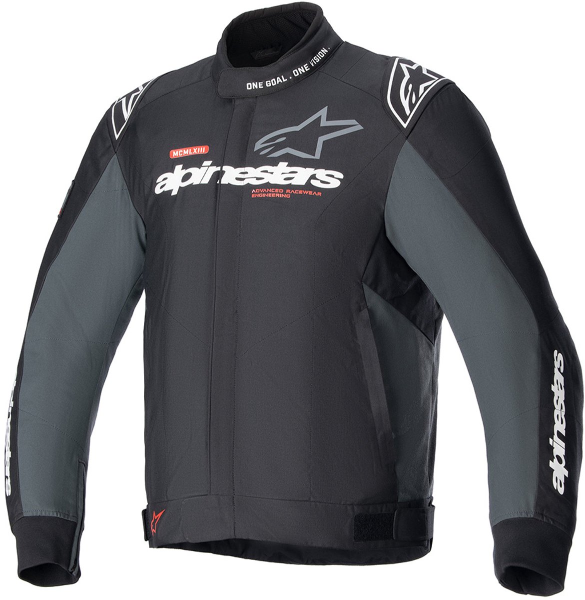 Alpinestars Monza-Sport Jas Zwart Tar Grijs - Jas