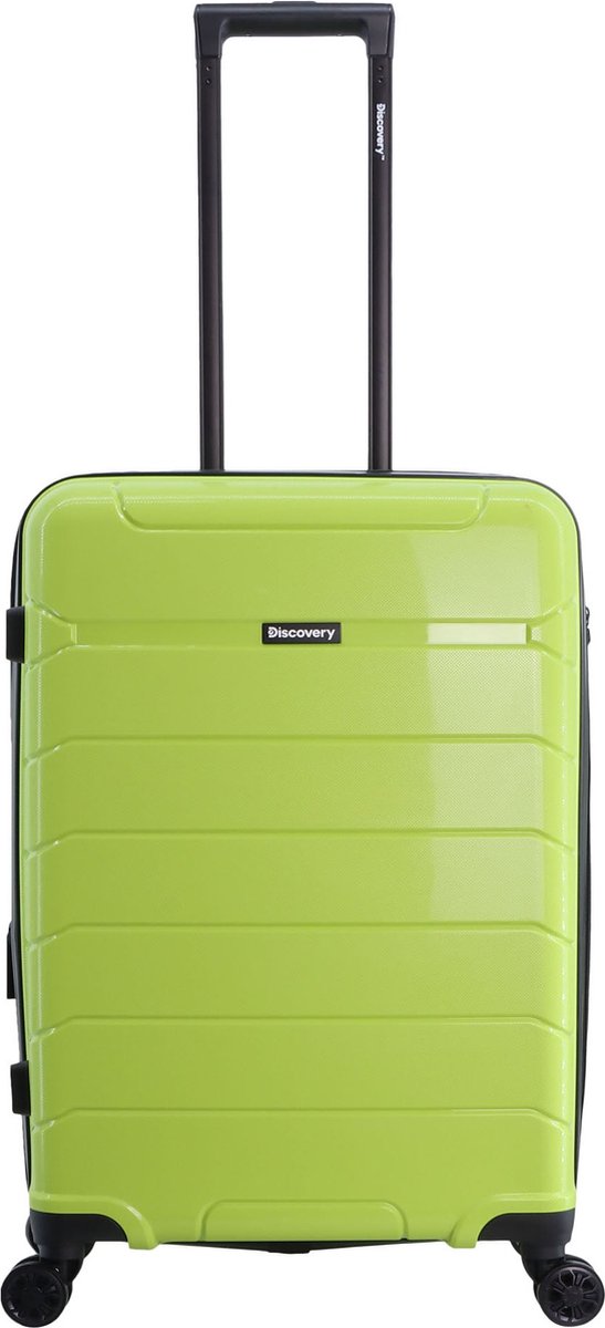 Discovery Skyward Harde Koffer / Trolley / Reiskoffer - 65 cm (Medium) - Lime - Lime / Medium
