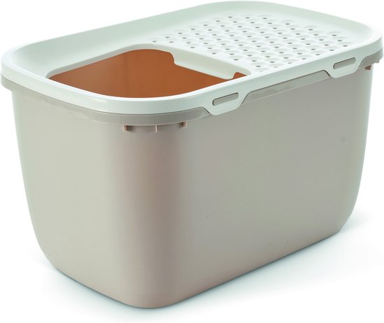 Savic Bac à Litière Hop In Giant Wit / Moka