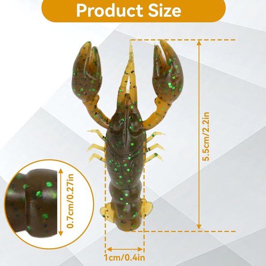 30 PCS LEURRE De Pêche Aux Crevettes Eau Salée Anguille EUR 11,55