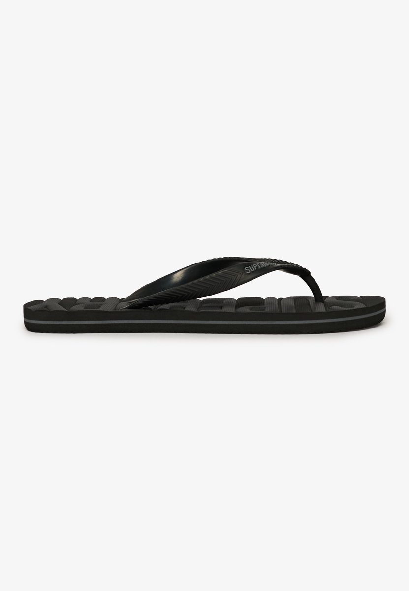 Superdry Core Logo Kinderenlippers Heren Slippers Zwart