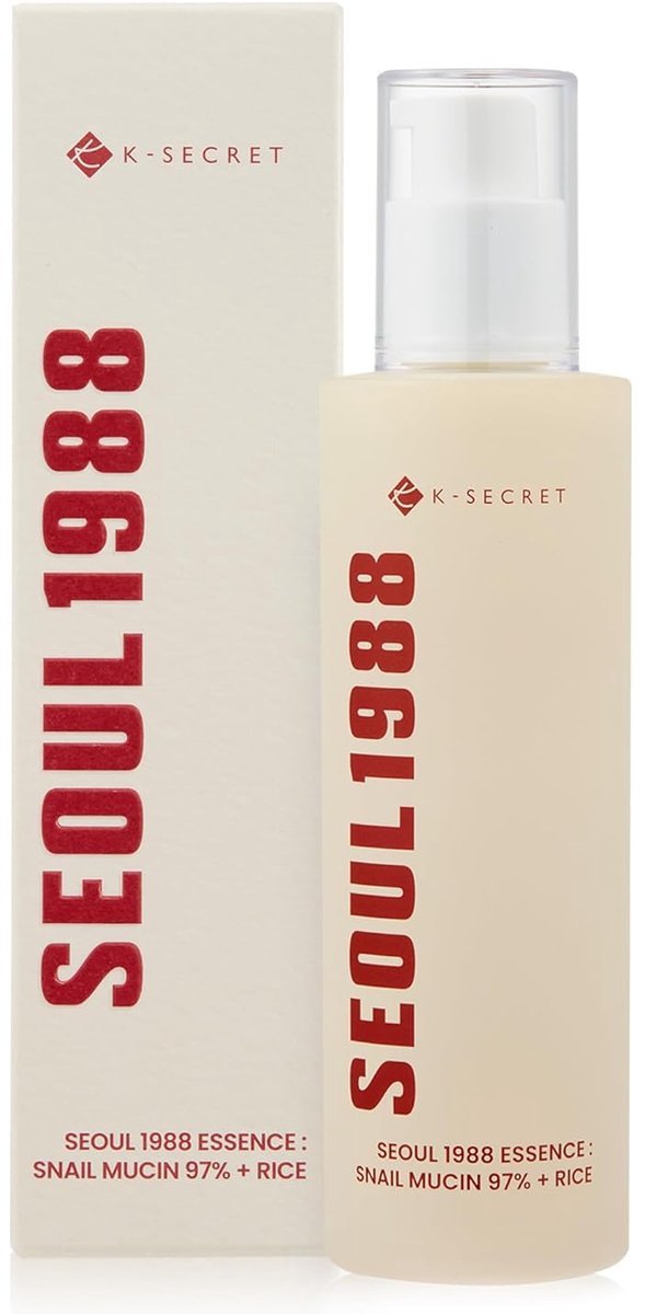 K-SECRET - SEOUL 1988 - Essence - Snail Mucin 97% + Rice - 100ml