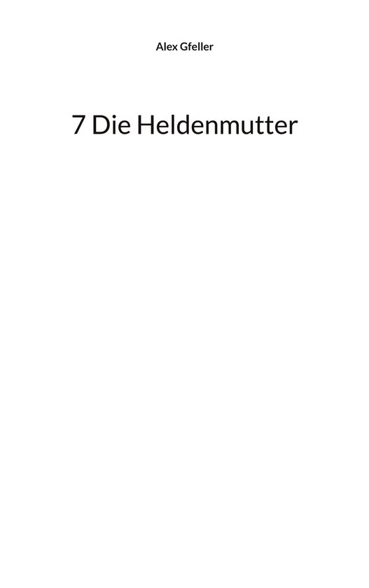 7 Die Heldenmutter - cover