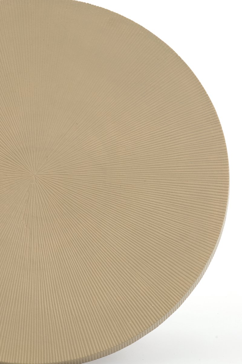 Salontafel TIGRAN - Ø75.5x41.5cm - Bruin